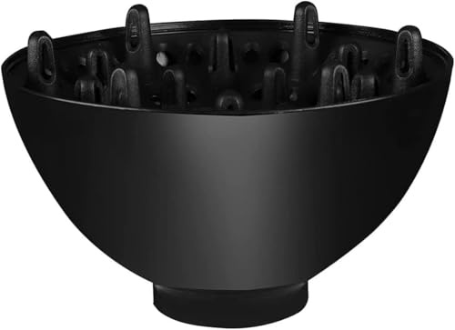 Black Hair Diffuser, Adaptable for Blow Dryers Diffuser Universal for Curly Care Dryer Diffusers and Styling Tools and Appliances Accessories, Hair Attchment for Women ﻿