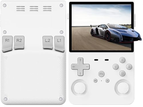 Harrisville Designs Handheld Game Consoles with Open Source Linux System, 128GB, 3000mAh Battery, 3.5 Inch HD Screen, 20000+ Portable Mini Game Console for Teens and Adults