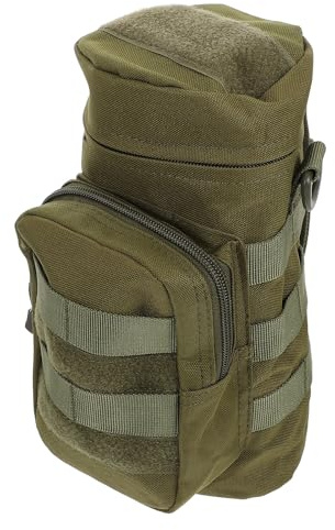 QUMIIRITY Porte-Bouteille Léger et Portable en Tissu 600d avec Plastique, Pochette Isotherme pour Gourde de Sport pour Alpinisme et Voyage