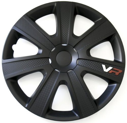 ZentimeX Z732434 Radkappen Radzierblenden universal 14 Zoll Black