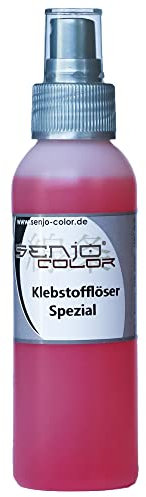 Senjo Color Klebereste Entferner, Aufkleber Entferner als Pump Spray 100ml - Kleber Reiniger für Auto, Kunststoff Fensterrahmen, Etikettenlöser für Vignetten, Folien Entferner