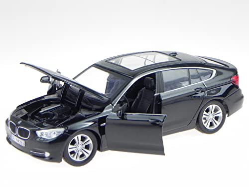 Motormax BMW F07 5er GT 550i GT 2010 schwarz Modellauto 73352 1:24