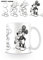 empireposter Mickey Mouse - Sketch Process - Disney Keramik Tasse Kaffeebecher - Größe Ø8,5 H9,5cm