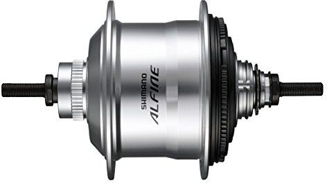 SHIMANO Unisex – Erwachsene Alfine Fahrradnabe, Silber, 1size