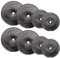 Bad Company Hantelscheiben 30/31 mm Kunststoff 60kg I Gewicht Set 4 x 5 kg + 4 x 10 kg I Gewichte für Langhantel und Kurzhantel