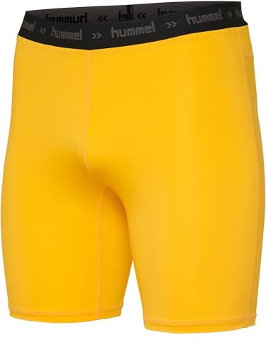 hummel First Performance Tight F6235 Gelb, 2XL Herren