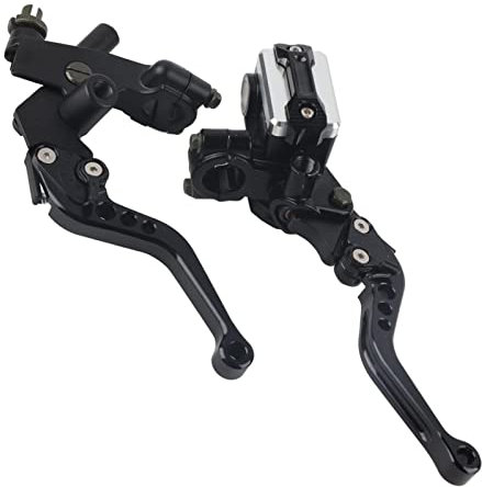 Broco Palanca de freno de motocicleta, 1 par 7/8 (22mm) Palancas de tanque de embrague universal de embrague de motocicleta