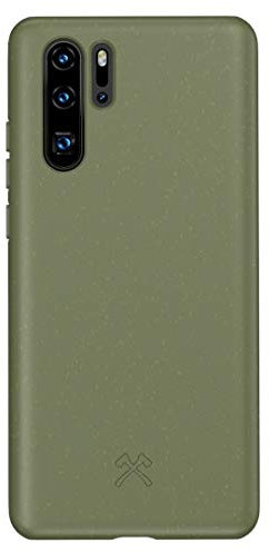 Woodcessories - Nachhaltige Handyhülle kompatibel mit Huawei P30 Pro Hülle grün - Nachhaltig, biologisch abbaubar