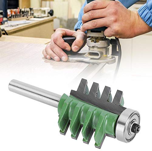 Holzbearbeitungswerkzeug, Fräser, professioneller Fräser mit umkehrbarem Schaftfinger, Desktop-Holzbearbeitungs-Graviermaschine, 8 handles green