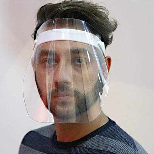 D-LOCK Visiera Schermo Protettivo Uomo Donna (Basic - Bianca)