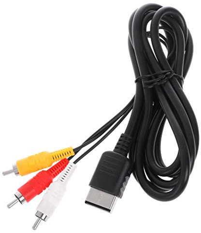 KERDEJAR 1.8 M / 6FT RCA Audio vidéo AV câble Adaptateur Composite stéréo pour Sega Dreamcast