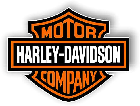 StickerGreen Harley Davidson Sticker, confezione doppia, diverse misure (5)