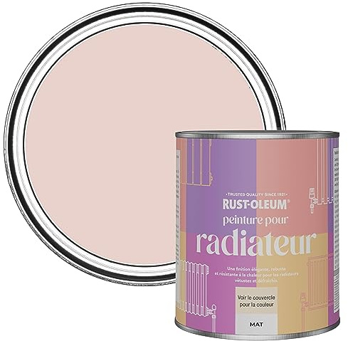 Rust-Oleum Pink Radiator Paint in Matt Finish - Pink Champagne 750ml