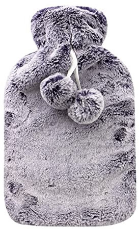 Wärmflasche Heizkissen Wärmflasche Tasche für Wärmflasche mit Abdeckung Handtasche Massageflasche Winter Heizbedarf für Fußwärmer Schmerzlinderung Menstruationskrämpfe (03)