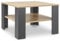Juskys Couchtisch mit Ablage 60x60x40 cm - Holz, pflegeleicht, robust - Moderner Beistelltisch für Zeitschriften & Fernbedienung — Grau mit Holzoptik