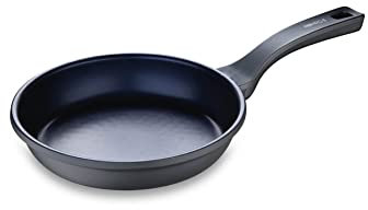3 Claveles Sartén de 20 cm de diámetro de Aluminio Fundido con Inducción Total - Antiadherente y Mango de Baquelita - Válida para Todo Tipo de Fuegos