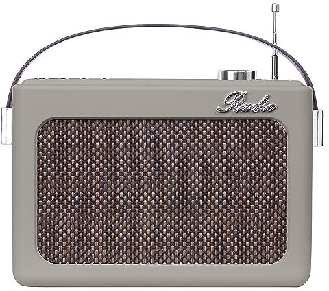 Silva Schneider Mono 1968 BT Tragbares Retro-Radio, Grau