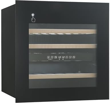 Wolkenstein EWTS85-36ED | Einbau-Weinkühlschrank | Für 36 Flaschen | 2 Temperaturzonen | 3 Holzböden | Einbaubreite 60 cm | Touch to open | 85 L Nutzinhalt