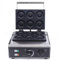1550W Donut Maker, Mini-Donut-Maker für 6 Donuts, 50–300 °C，Antihaftbeschichtung, Automatische Temperaturregelung, BPA-frei | 33 x 27 x 23 cm |
