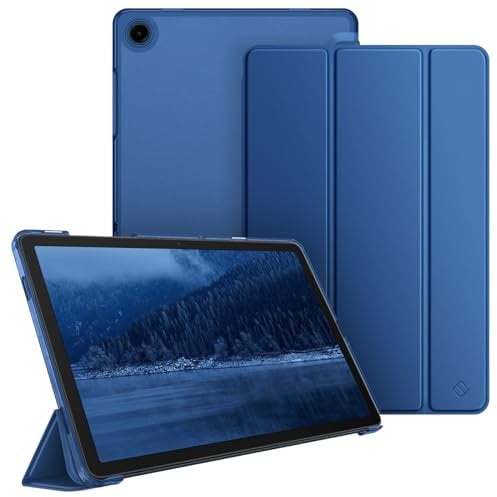 Fintie Hülle für Samsung Galaxy Tab A9 Plus 11 Zoll 2023, Ultradünn Schutzhülle mit Translucent Rückseite Cover mit Auto Schlaf/Wach Funktion für Samsung Tablet A9+ SM-X210/X216/X218, Navy