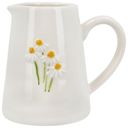 Gisela Graham White Dasies Mini Jug