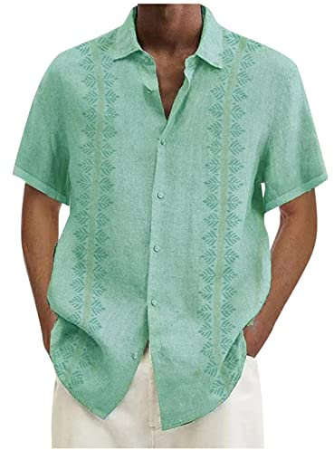 Chemise Noire Homme Vetement Homme Chemisette Homme Manche Courte Chemise Rose Homme Chemisette Homme Lin Chemise Verte Homme Chemise Lin Tshirt Manche Courte Homme T Shirt Vert 4XL