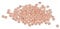 sourcing map 14K Rondelle Beads OD 5 mm ID 1.5 mm Rose Gold Plated Gold Brass Round Metal Beads Smooth Beads for DIY Jewelry Craft Making 120 Pcs