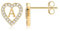 TINGN Buchstaben Ohrringe Mädchen Ohrstecker - Gold Ohrringe Mädchen Geschenke für Mädchen Herz Ohrringe Ohrstecker Buchstaben Ohrringe für Mädchen Teenager Mädchen Geschenke Goldene Ohrringe Damen