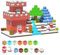 HBECCE 100 Stück Magnetblöcke Bauspielzeug, Magnet Bauwürfel für Kinder BAU Mine Magnetblöcke für Kleinkinder, STEM Mine Magnetic Building Blocks Cubes für Jungen und Mädchen zum Geburtstag