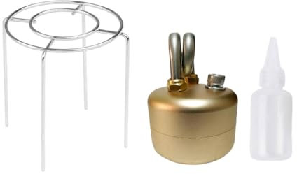 harayaa Alkoholofen, Campingofen, Spiritusbrenner, Alkoholbrenner für Picknick, Touristenhaushalt, Gold