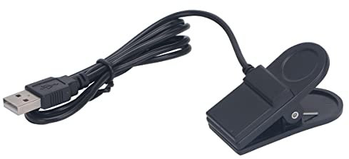 AXPTI Clip de carga para Garmin Forerunner 235 230 Cable de carga de datos para Forerunner 35/30/645/645 Music/735XT Approach S20 GPS Watch, talla única, Ágata