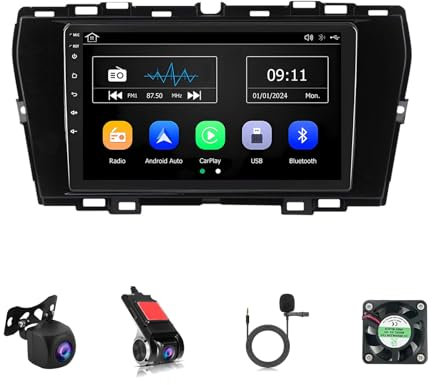 Android 14 9 Pollici Touchscreen Stereo Auto Bluetooth Auto Radio Stereo Per SsangYong Tivoli 2019-2021 Con Bluetooth FM Radio Comando Del Volante WiFi Bluetooth AHD Retrocamera(Y400 8+128G)