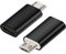 pluX Micro USB to USB C Adapter 2 Pack Type C Female to Micro B Male Converter QC 3.0 Data Transfer Compatible with PS4 Xbox Game controller Spaker Driving Recorder Huawei Play Galaxy S7 Moto G5/E5