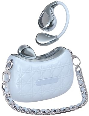 Open-Ear Kopfhörer,Handtasche kopfhörer,Bluetooth kopfhörer für Damen, IP55,Bluetooth 5.4 Earbuds, 30h Spielzeit,Sport kopfhörer,Wireless headphones,kopfhörer kabellos bluetooth,14-mm-Treiber