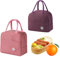 AMONENZ 2 Stücke Lunch Tasche, Doppellagig Verdickt Mini Kühltasche, Faltbar Thermotasche, Geeignet für Picknicks, Büros und Schulen