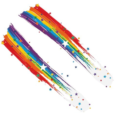 Wezalget Regenbogen Autoaufkleber - Auto & Motorrad Aufkleber in Farbenfroher Gestaltung | Auffällige Deko für Fahrzeuge, Türen & mehr mit Leuchtenden Farben