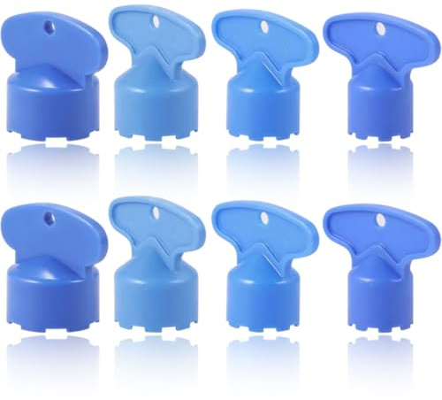 8 Stück Schlüssel für Wasserhähne, Wasserhahn Belüfterschlüssel Entfernung, Wasserhahn Belüfterschlüssel Entfernung,Luftsprudler Montageschlüssel Armaturen für M16,5, M18,5, M21,5, M21,5, M24