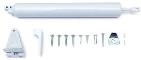 Volet de porte hydraulique robuste avec amortissement réglable en aluminium pour porte battante en bois ou en métal