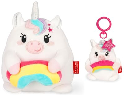 LEGAMI – Super Soft Plush im Unicorn Design Kuschelig. Persönlich. Zum Verlieben – mit passendem Super-Soft-Schlüsselanhänger.