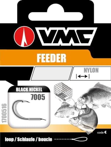 VMC Perfect Feeder River gebundene Feederhaken 100cm , Hakengröße:8