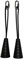 Dynepic Sports Spiral Strength Singles - Tricep Rope & Neutral Grip Handle - Exercise Equipment Attachments - Strength Training, Home Workouts - 2 Pack - 150 lbs/grip