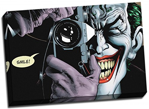 Batman Joker Canvas Killing Joke Print Poster Large 30x20 Inches A1 by Panther Print