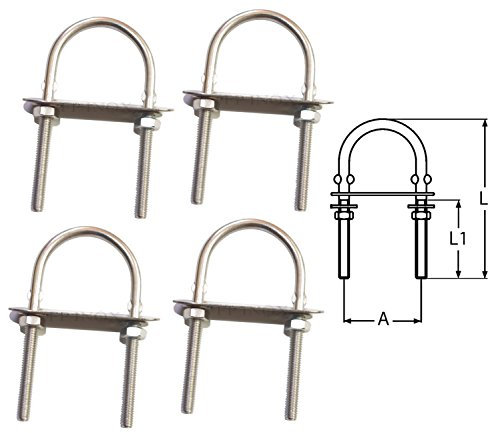 Cadène 4 x 60mm (Lot de 4) INOX 316 - A4