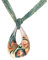 Venetiaurum - Damen-Halskette mit Anhänger aus Original-Muranoglas und Silber 925 - Schmuck “Made in Italy” zertifiziert