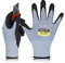 DEX FIT Level 5 Cut Resistant Gloves Cru553, 3D Comfort Stretch Fit, Power Grip, Durable Foam Nitrile, Smart Touch, Machine Washable, Thin & Lightweight, Blue 10 (XL) 1 Pair