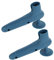 2Pcs Silicone Door Handle Protectors with Suction Cups Wall Bumper Sleeve for Baby Safety and Door Knob Cushion - Green