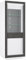 Newroom Vitrine Betonoptik und Weiß Hochglanz Vitrinenschrank Modern - 73,3x197x53 cm (BxHxT) - Glasvitrine Standvitrine Glasschrank - [Minou.Four] Wohnzimmer Wohnstube