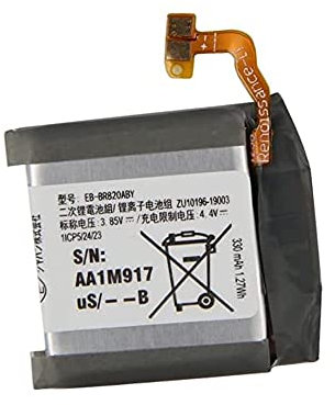 WXKJSHOP 3.85V 330mAh EB-BR820ABY Replacement Battery Compatible with Samsung Galaxy Watch Actieve 2 Active2 SM-R820