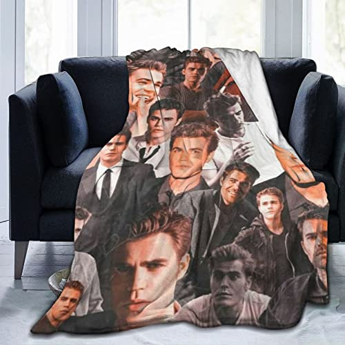 Kuschelige Plüsch-Decke Stefan Thow Salvatore Flanelldecke, Bettwäsche, warmes Fleece, weiche Decke für Sofa, Couch, Wohnzimmer, Büro, Auto, Camp, Stranddecken, 203,2 x 152,4 cm