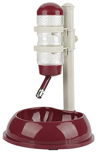 Botella Alimentadora De Agua Para Perros Con Soporte, Dispensador De Agua Ajustable Para Perros, Bebedero Automático Para Perros Feede Para Mascotas, Gatos Y Perros(marrón)